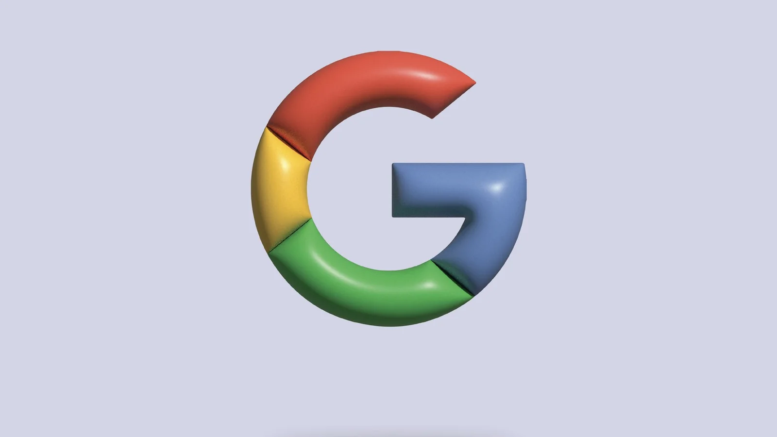 Buntes 3D-Google-G-Logo als Sinnbild für das gemietete Google-Ranking